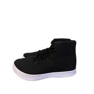 NOBULL Men’s High Top Canvas Trainer Shoes Size 8 Women’s 9.5 Black